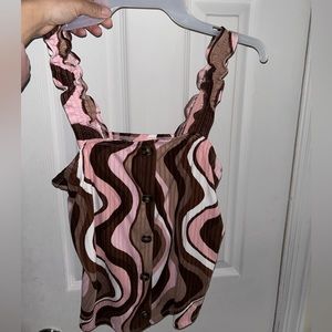 Womens multi colored shirt